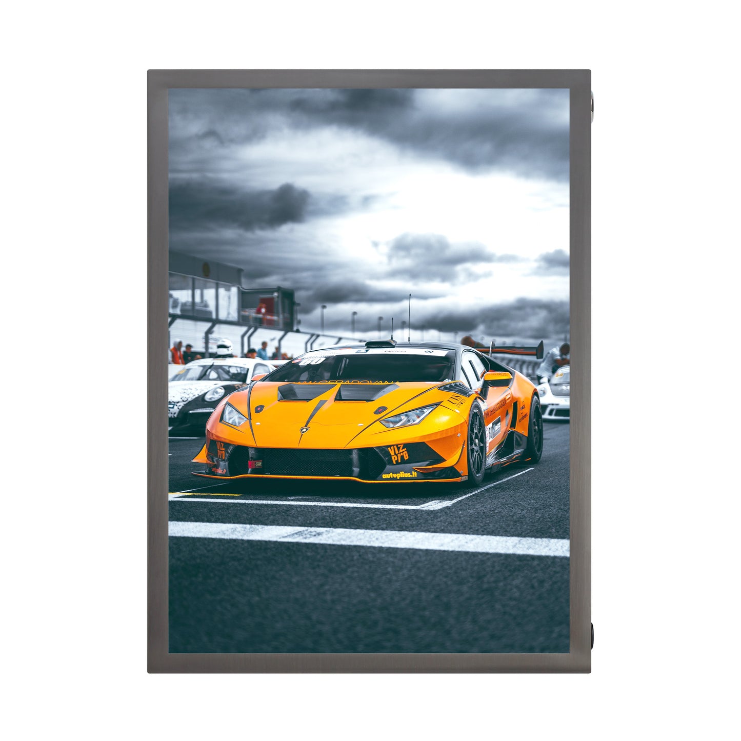 Orange Lambo Huracan