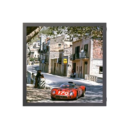 Alfa Romeo T33 Racing In The Targa Florio