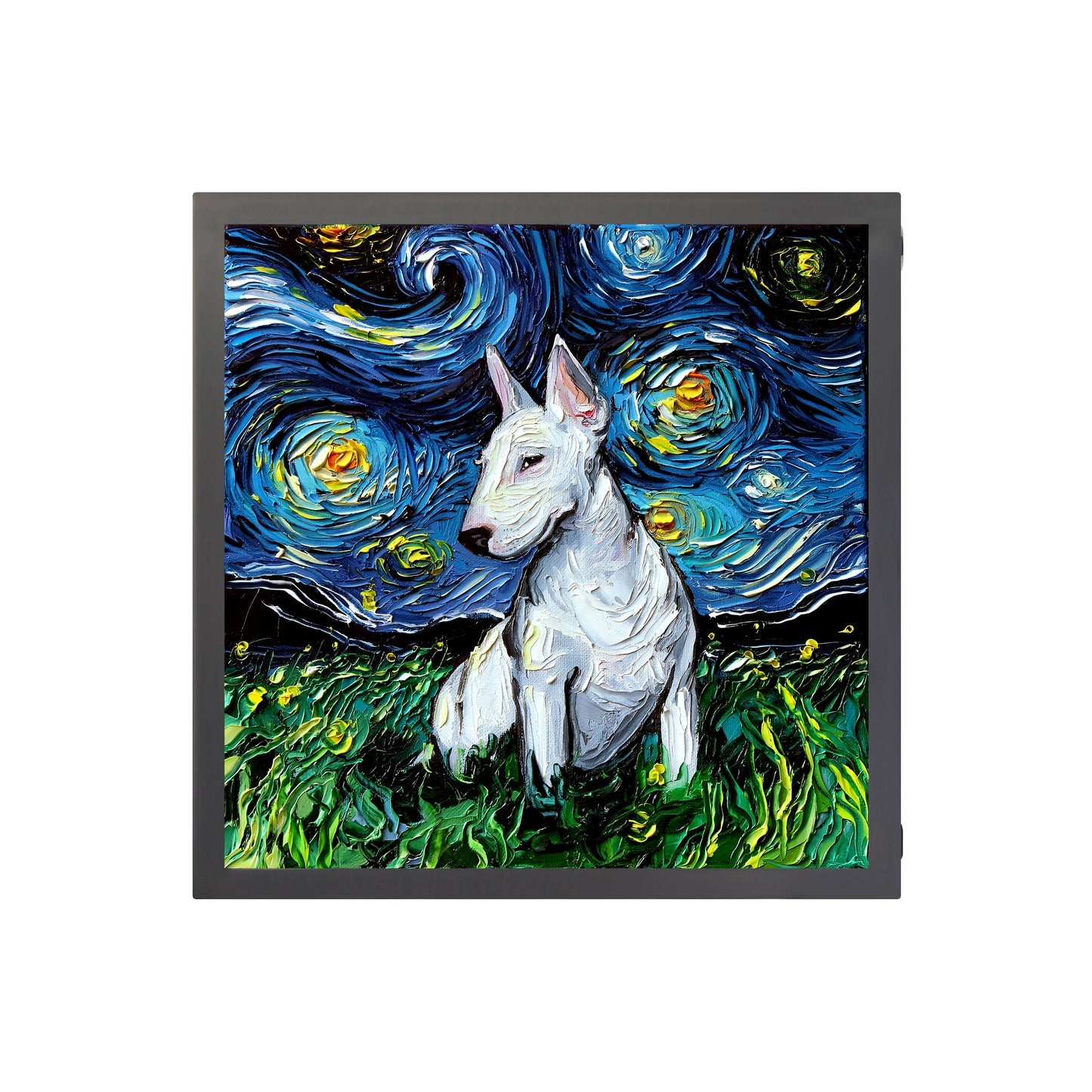 The Starry Night & Bull Terrier